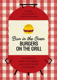 Buns and Burgers - Baby Shower Invitation by Paperless Post