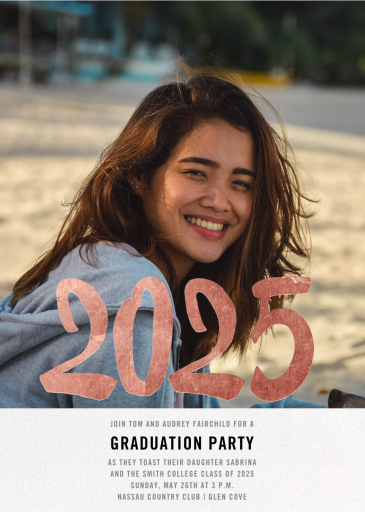 Person of the Year Photo - Graduation Party Invitation by Paperless Post