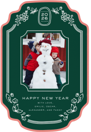 Ornate Frame - New Year's Card by Cheree Berry Paper & Design