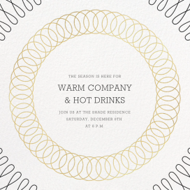 Spirals - Holiday Party Invitation by Paperless Post