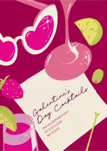 Heart Sunnies - Galentine's Day Invitation by Paperless Post