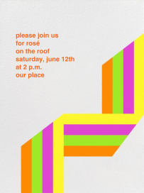 Supergraphic Ribbon - Yellow by Paperless Post