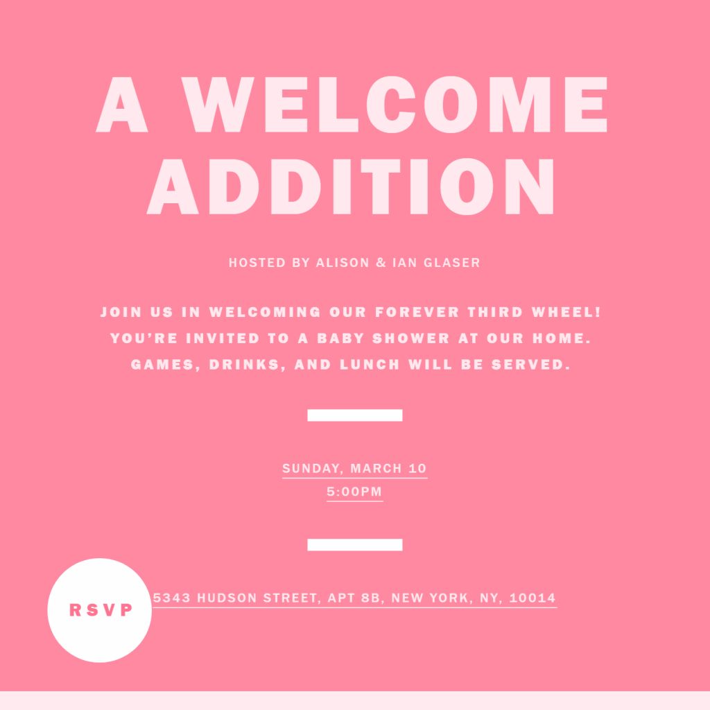 Baby shower invitations online at Paperless Post