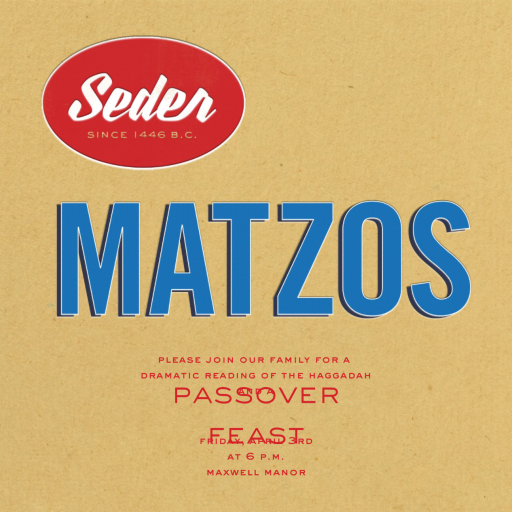 Box o’ Matzo - Passover Card by Paperless Post