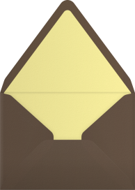 Thanksgiving Feast Line Art Invitation Envelope