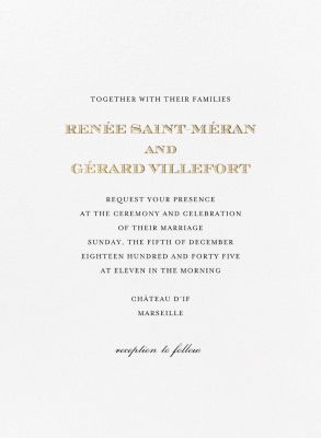 Crane &amp; Co. Invitations | Send online instantly | RSVP tracking