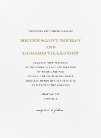 Maidstone - Wedding Invitation by Crane & Co.