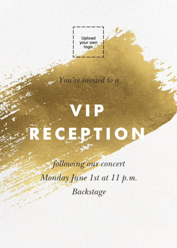 Modern Brushstroke - VIP Event Invitation by Paperless Post
