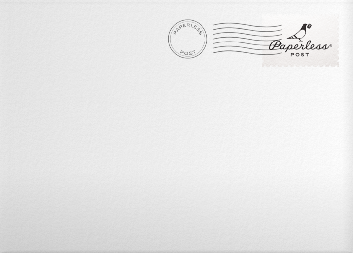 Winter Horizon - Paperless Post Envelope