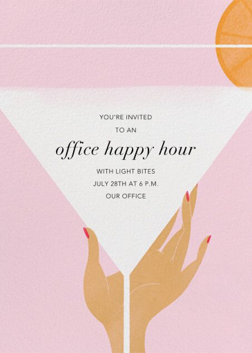 Extra Dry - Happy Hour Invitation by Paperless Post