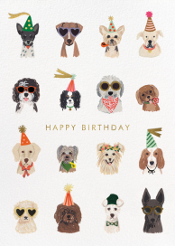 Party Pups - Greeting Card by Rifle Paper Co.