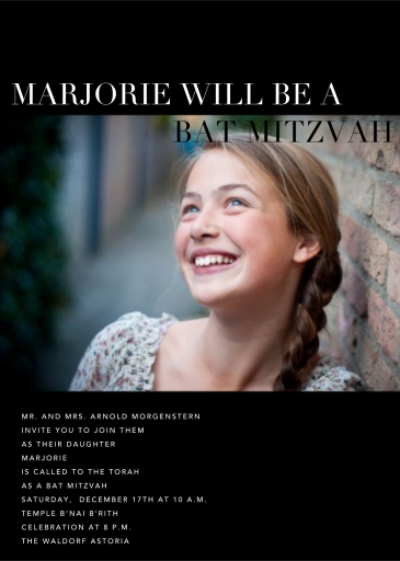 Accomplished - Bar & Bat Mitzvah Invitation by Paperless Post