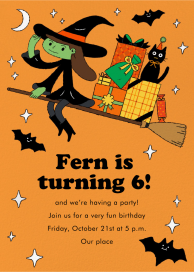 Little Witch - Halloween Invitation by Min Heo