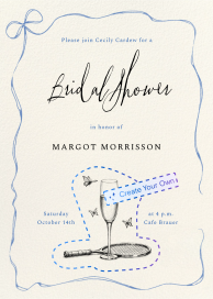 Bow Border (Custom Magic Art) by Paperless Post