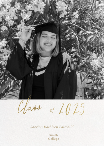 Romantic Photo - Graduation Announcement by Paperless Post