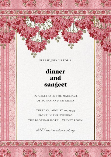 Rashia - Indian Wedding Invitation by Anita Dongre