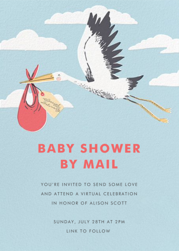 Airmail - Baby Shower Invitation by Hello!Lucky