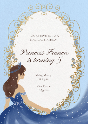 Sparkling Princess - Birthday Invitation by Paperless Post