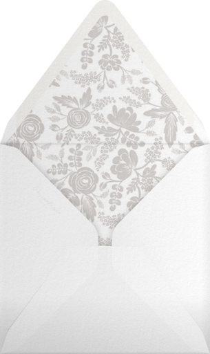 Heather and Lace (Save the Date) - Rifle Paper Co. Envelope