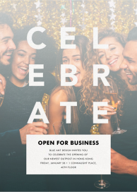 Celebratory Haze - Launch Party Invitation by Paperless Post