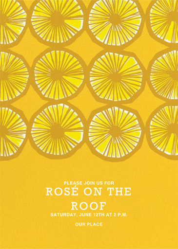 Appelsiini - Happy Hour Invitation by Marimekko