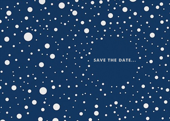 Let it snow (Save The Date) by kate spade new york