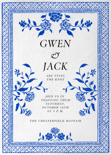 Henan - Bridal Shower Invitation by Paperless Post