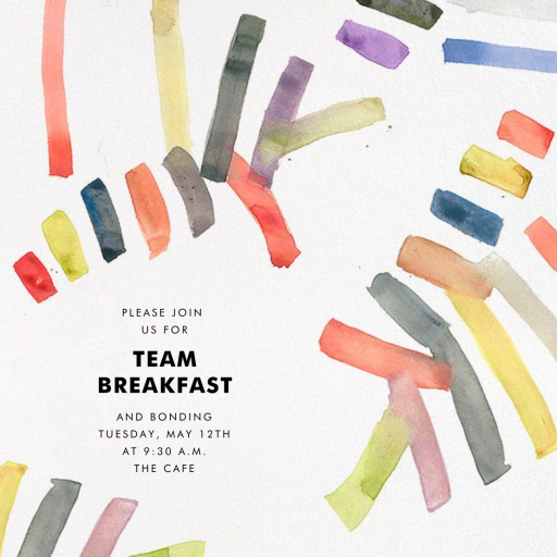 Sonnet - Breakfast/Lunch Invitation by Kelly Wearstler