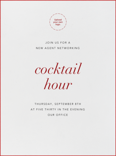 Ivory Stained Edge - Business Event Invitation by Paperless Post