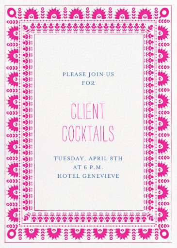 A Splendid Dutch Pot - Cocktail Party Invitation by Mr. Boddington's Studio