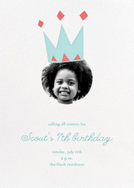 Royal Party (Photo) - Birthday Invitation by Little Cube