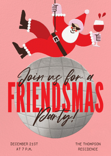 Disco Santa - Holiday Party Invitation by Paperless Post