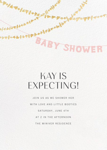 Shower Shapes by Paperless Post