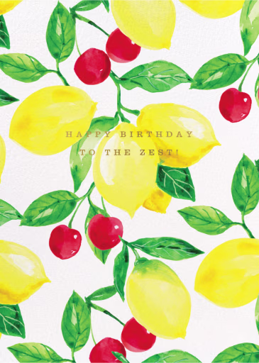 The Zest - Birthday Card by 2021 Co.