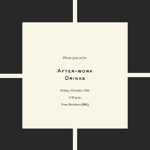 Deco - Happy Hour Invitation by Paperless Post