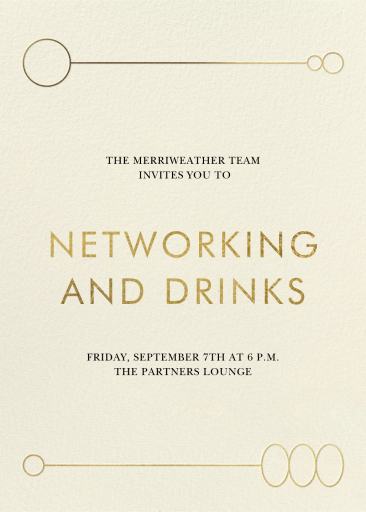 Dashing - Cocktail Party Invitation by paperless_post