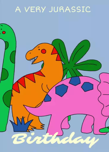 Dinosaur Party Invite