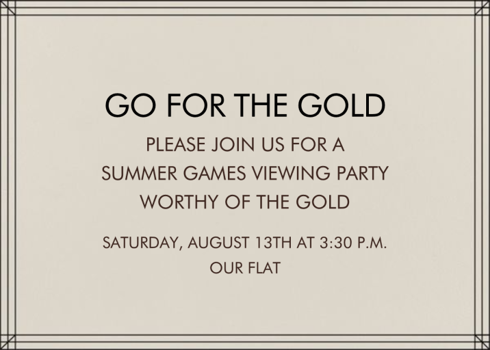 Faster, Higher, Stronger by Paperless Post - Back