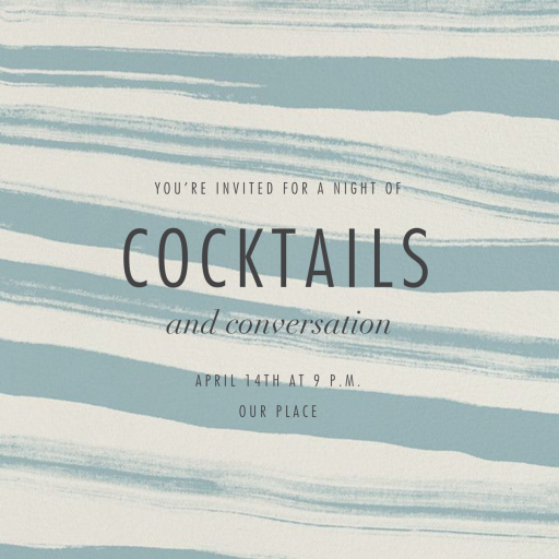 Beau - Dinner Party Invitation by Kelly Wearstler