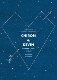 Constellations (Save the Date) by Paperless Post