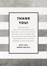 Stripe Suite (Stationery) - Thank You Card by kate spade new york