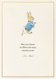Hop Along - Easter Card by Peter Rabbit