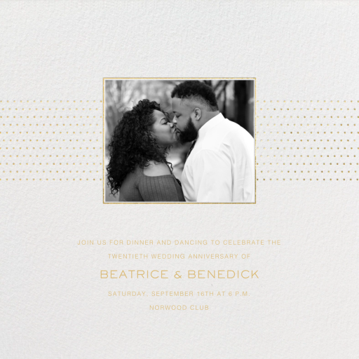 Dotted Band - Anniversary Invitation by Paperless Post