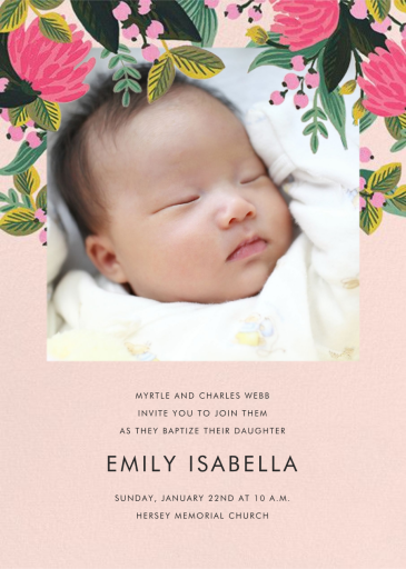 Saigon Blooms (Photo) - Religious Invitation by Rifle Paper Co.