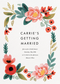 Woven Wildflowers - Bridal Shower Invitation by Rifle Paper Co.