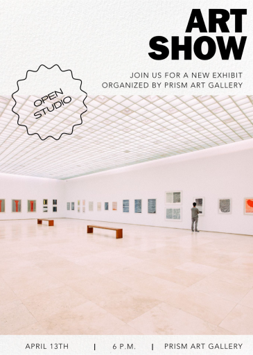 Photo and Sticker (Customizable Template) - Art Exhibition Invitation by Paperless Post