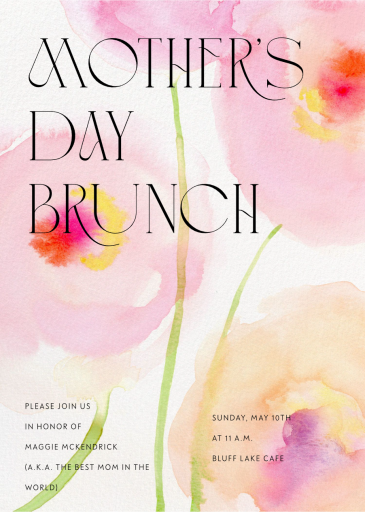 Brush Up - Mother's Day Invitation by Paperless Post
