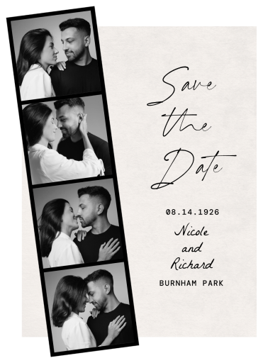 Film Strip - Save the Date by Paperless Post