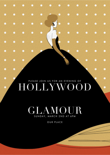 Red Carpet Gown - Invitation by Paperless Post