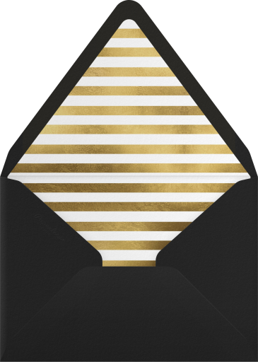 Gold Foil Thank You Card Envelope